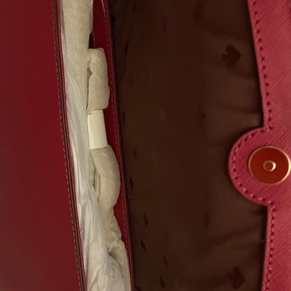 NWT Kate Spade ♠️ Greer Crossbody Berry Cobb Saffiano Leather - Picture 8 of 9